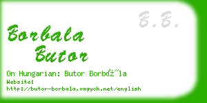 borbala butor business card